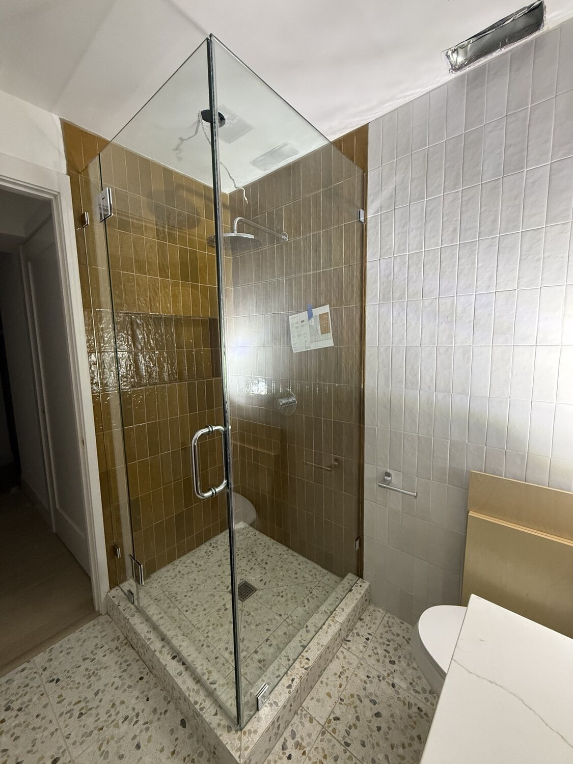 90° Shower Enclosure by CV Glass